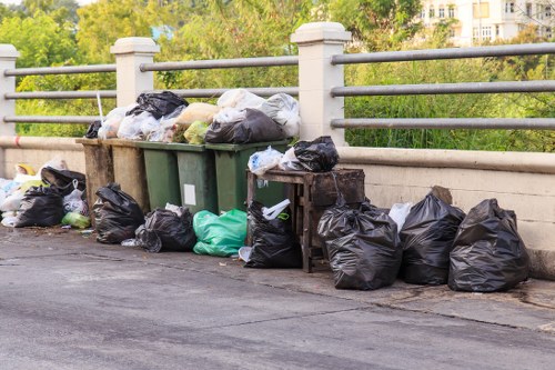 Recycling construction materials on site