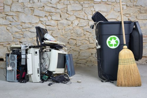 Hazardous waste materials being handled in Kensington